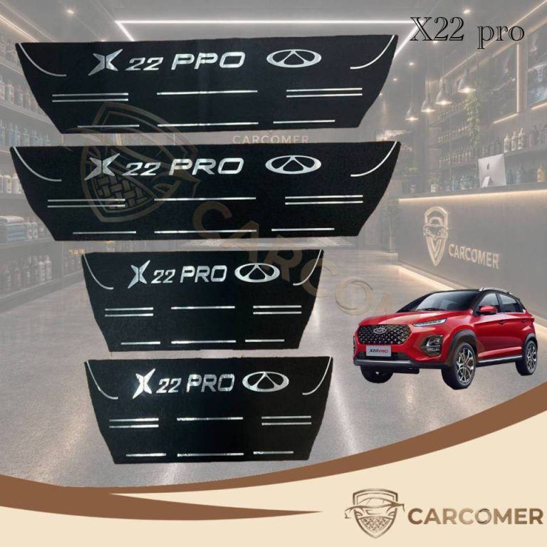 برچسب پارکابی ام وی ام x22 پرو مدل چرمی متن استیل ضدآب