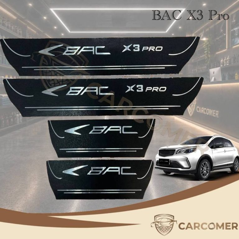 برچسب پارکابی بک ایکس 3 پرو ( BAC X3PRO ) مدل چرمی متن استیل ضدآب